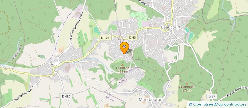 localisation de l'entreprise MONSIEUR JACQUES CHIPEAUX  DASLE