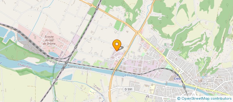 localisation de l'entreprise MONSIEUR JACQUES CHIROUZE à CREST