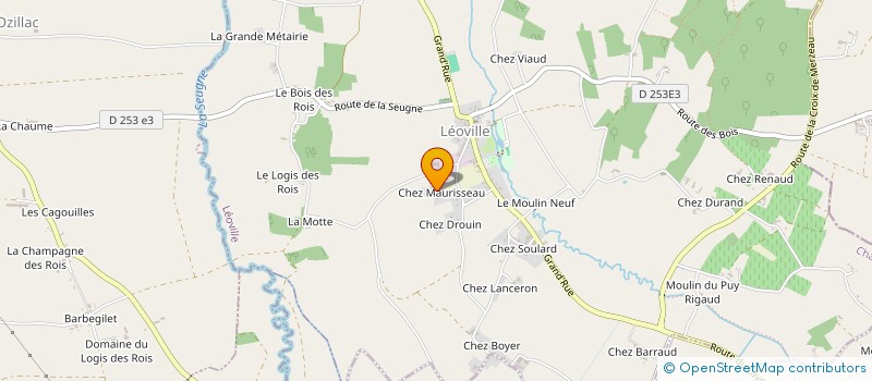 localisation de l'entreprise MONSIEUR JACQUES CHOIME  LEOVILLE