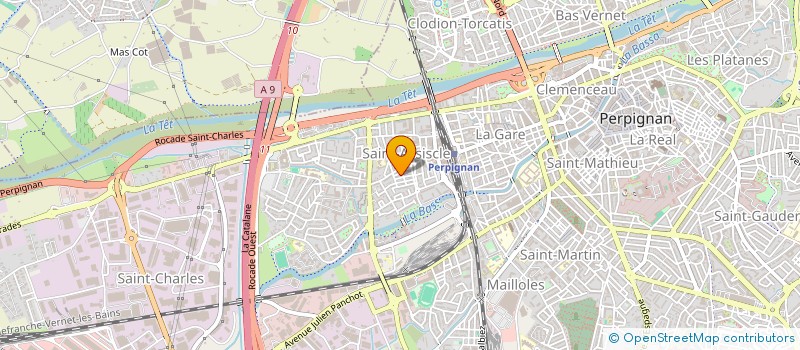 localisation de l'entreprise MONSIEUR JACQUES CHOISI  PERPIGNAN