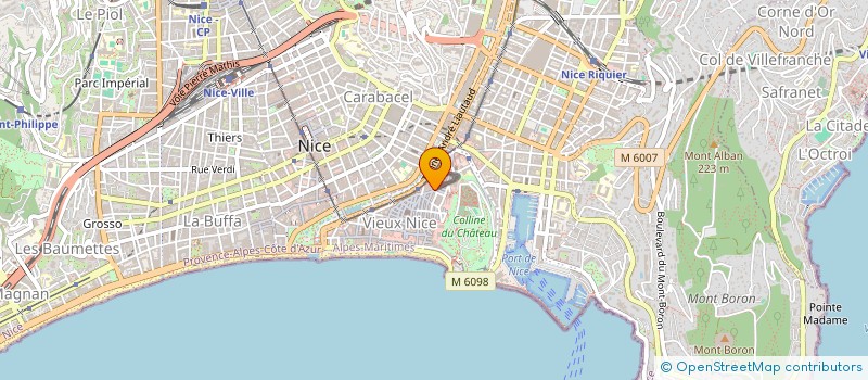 localisation de l'entreprise MONSIEUR JACQUES CHOPOT à NICE