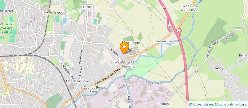localisation de l'entreprise MONSIEUR JACQUES CHOQUIER à COULANGES-LES-NEVERS