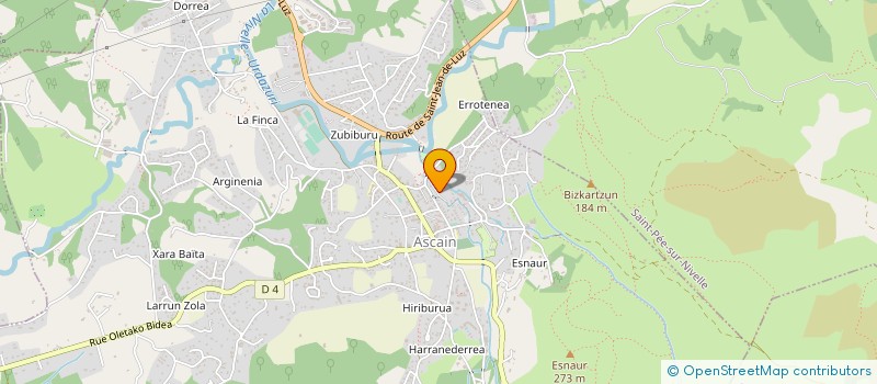 localisation de l'entreprise MONSIEUR JACQUES CHOUFFOT à ASCAIN