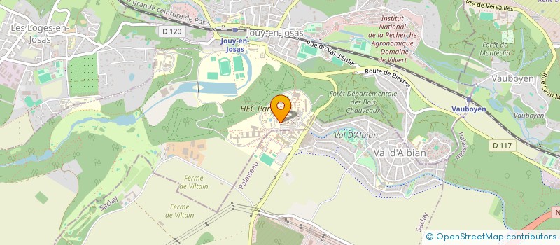 localisation de l'entreprise MONSIEUR JACQUES-CHRIST N'GOUAN  JOUY-EN-JOSAS