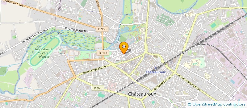 localisation de l'entreprise MONSIEUR JACQUES CHRISTIN à CHATEAUROUX