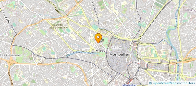 localisation de l'entreprise MONSIEUR JACQUES CHRISTOL à MONTPELLIER