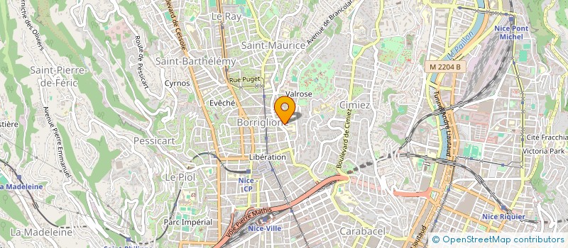 localisation de l'entreprise MONSIEUR JACQUES CINALE à NICE