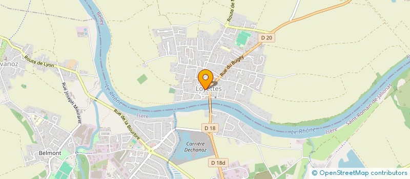 localisation de l'entreprise MONSIEUR JACQUES CLAVEL  LOYETTES