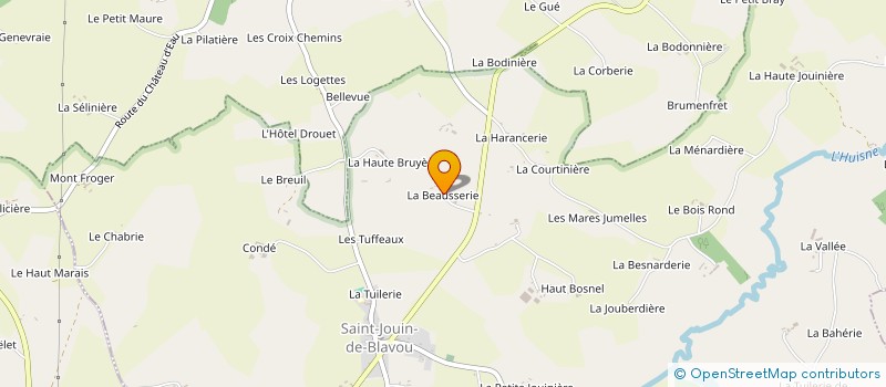localisation de l'entreprise MONSIEUR JACQUES CLAVEL à SAINT-JOUIN-DE-BLAVOU