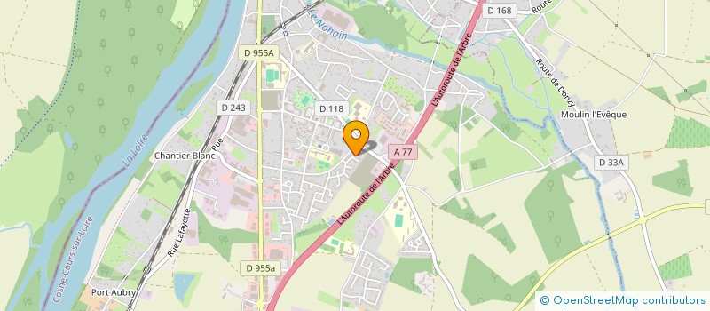 localisation de l'entreprise MONSIEUR JACQUES CLAVIER à COSNE-COURS-SUR-LOIRE