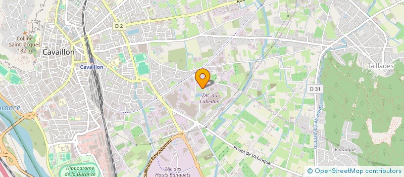 localisation de l'entreprise MONSIEUR JACQUES CLEMENT  CAVAILLON