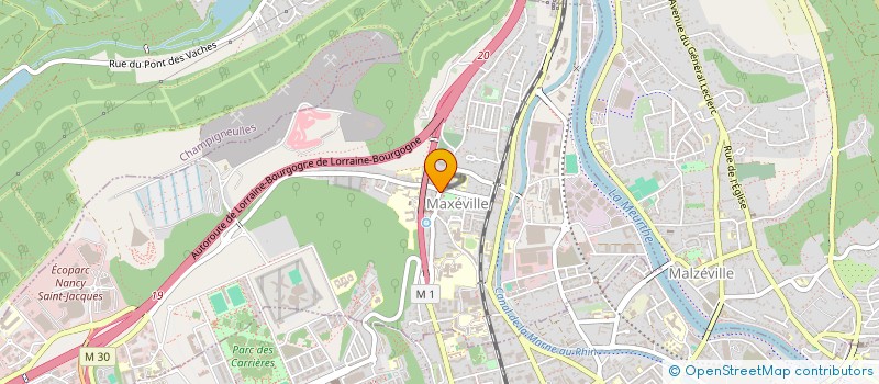 localisation de l'entreprise MONSIEUR JACQUES CLEMENT  MAXEVILLE
