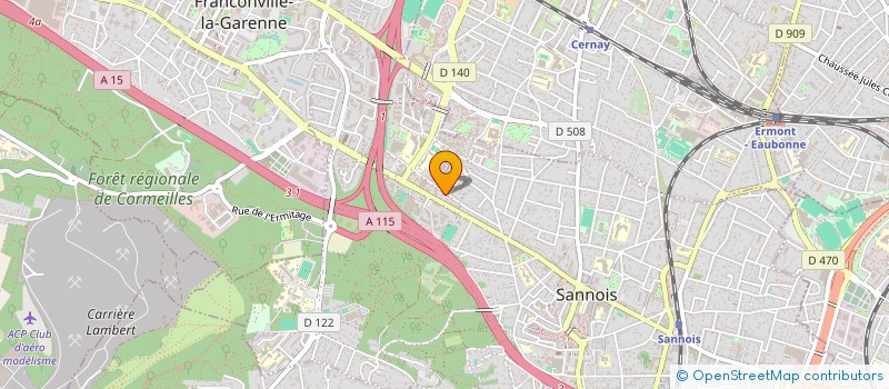 localisation de l'entreprise MONSIEUR JACQUES CLEMENTE à SANNOIS