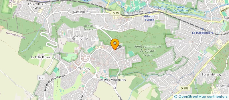 localisation de l'entreprise MONSIEUR JACQUES CLERY--SALENAVE  GIF-SUR-YVETTE