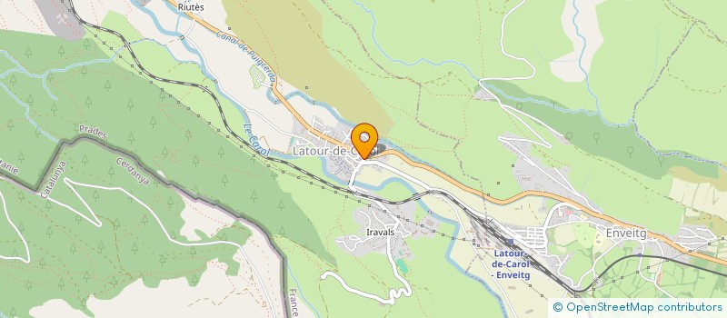 localisation de l'entreprise MONSIEUR JACQUES COCH  LATOUR-DE-CAROL