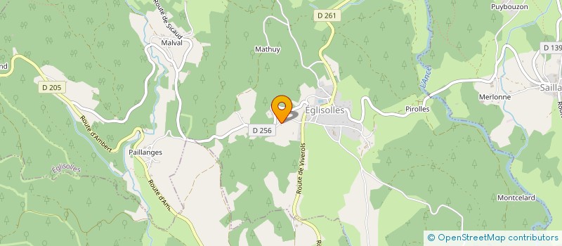 localisation de l'entreprise MONSIEUR JACQUES COCHARD  EGLISOLLES