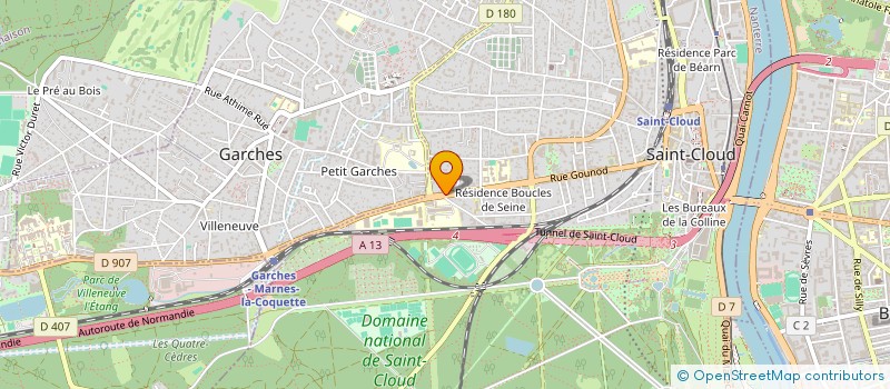 localisation de l'entreprise MONSIEUR JACQUES COHEN à SAINT-CLOUD