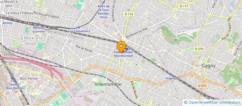 localisation de l'entreprise MONSIEUR JACQUES COHEN à VILLEMOMBLE