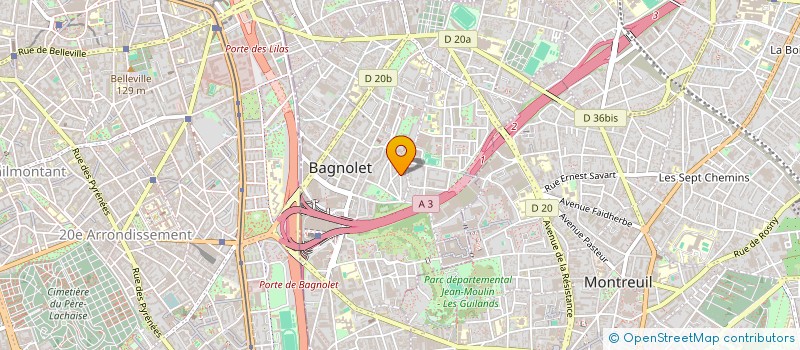 localisation de l'entreprise MONSIEUR JACQUES COHEN à BAGNOLET