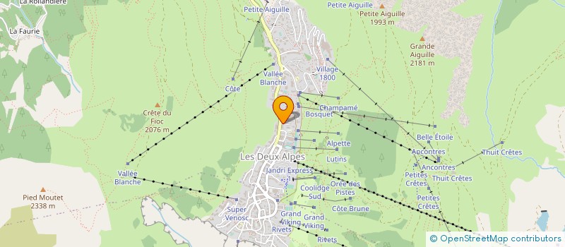 localisation de l'entreprise MONSIEUR JACQUES COING  LES DEUX ALPES