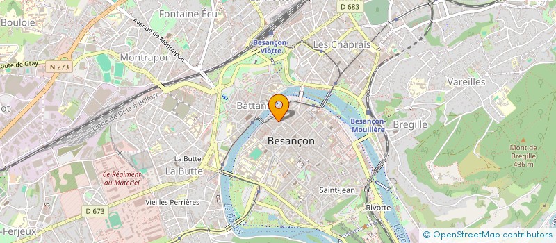 localisation de l'entreprise MONSIEUR JACQUES COLLIN à BESANCON