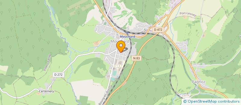 localisation de l'entreprise MONSIEUR JACQUES COMTE à MOUCHARD
