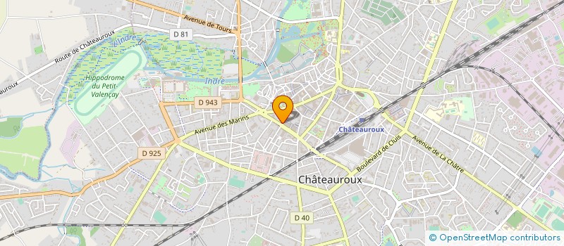 localisation de l'entreprise MONSIEUR JACQUES CONTRI à CHATEAUROUX