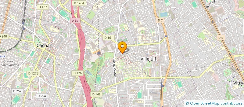 localisation de l'entreprise MONSIEUR JACQUES CORDIER à VILLEJUIF