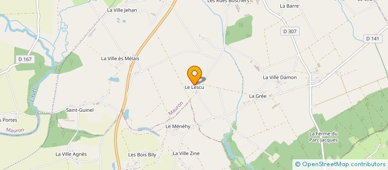 localisation de l'entreprise MONSIEUR JACQUES CORRE  MAURON