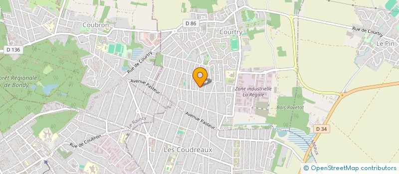 localisation de l'entreprise MONSIEUR JACQUES COSSON  MENESTREAU