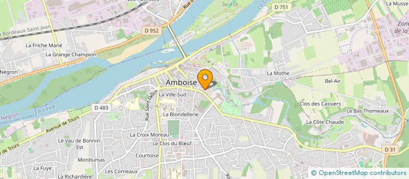 localisation de l'entreprise MONSIEUR JACQUES COSTEL  AMBOISE