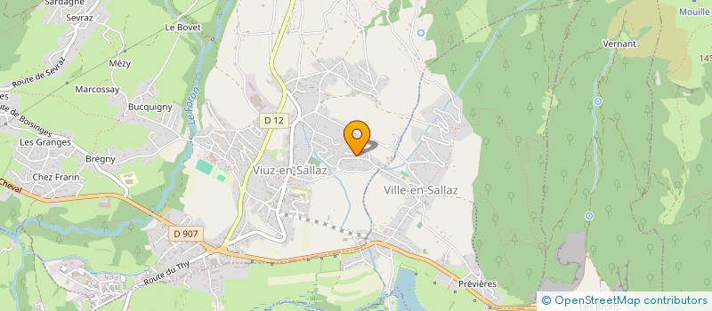 localisation de l'entreprise MONSIEUR JACQUES COTTET  VIUZ-EN-SALLAZ