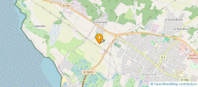 localisation de l'entreprise MONSIEUR JACQUES COTTON  MARENNES-HIERS-BROUAGE