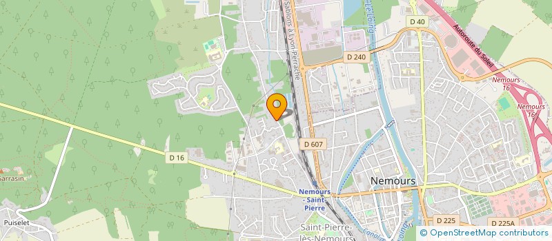 localisation de l'entreprise MONSIEUR JACQUES COUDERC  SAINT-PIERRE-LES-NEMOURS