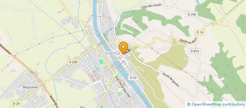 localisation de l'entreprise MONSIEUR JACQUES COURDESSES  VILLEMUR-SUR-TARN