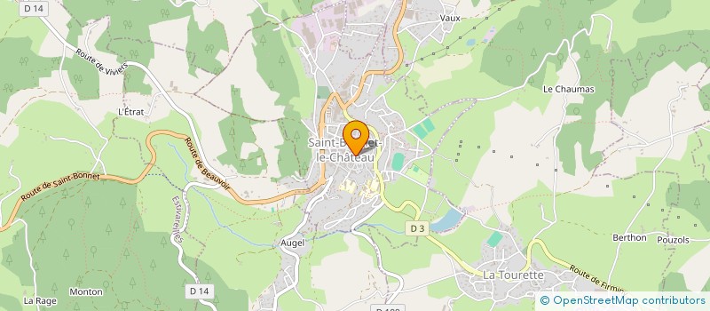 localisation de l'entreprise MONSIEUR JACQUES COURT  SAINT-BONNET-LE-CHATEAU