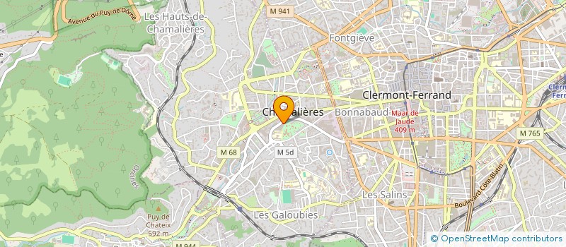 localisation de l'entreprise MONSIEUR JACQUES COURTADON à CHAMALIERES