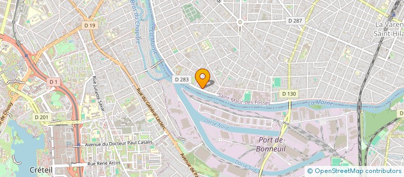 localisation de l'entreprise MONSIEUR JACQUES COURTEAUX  SAINT-MAUR-DES-FOSSES