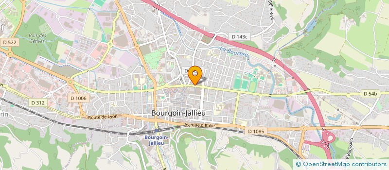 localisation de l'entreprise MONSIEUR JACQUES COURTIAL  BOURGOIN-JALLIEU