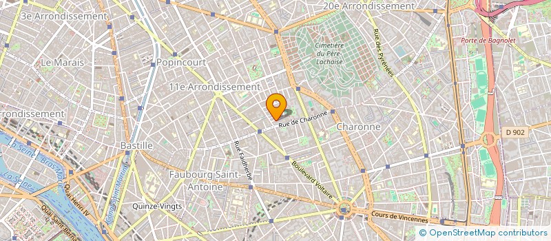 localisation de l'entreprise MONSIEUR JACQUES COURTOIS  PARIS