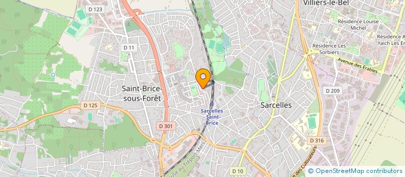 localisation de l'entreprise MONSIEUR JACQUES COUSSEAU  SAINT-BRICE-SOUS-FORET