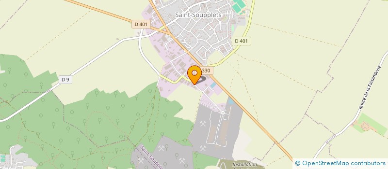 localisation de l'entreprise MONSIEUR JACQUES COUTURIER  SAINT-SOUPPLETS