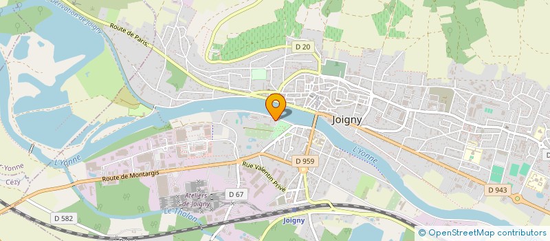 localisation de l'entreprise MONSIEUR JACQUES COUVIGNOU à JOIGNY