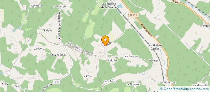 localisation de l'entreprise MONSIEUR JACQUES CRAMAREGEAS  BOULAZAC ISLE MANOIRE