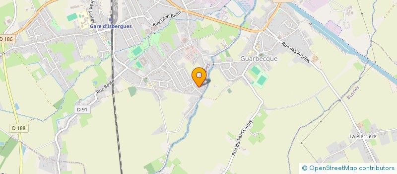 localisation de l'entreprise MONSIEUR JACQUES CREPIN  ISBERGUES