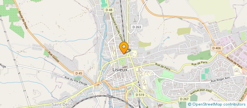localisation de l'entreprise MONSIEUR JACQUES CROCHARD à LISIEUX