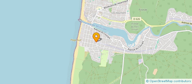 localisation de l'entreprise MONSIEUR JACQUES CROCHEMORE  MIMIZAN