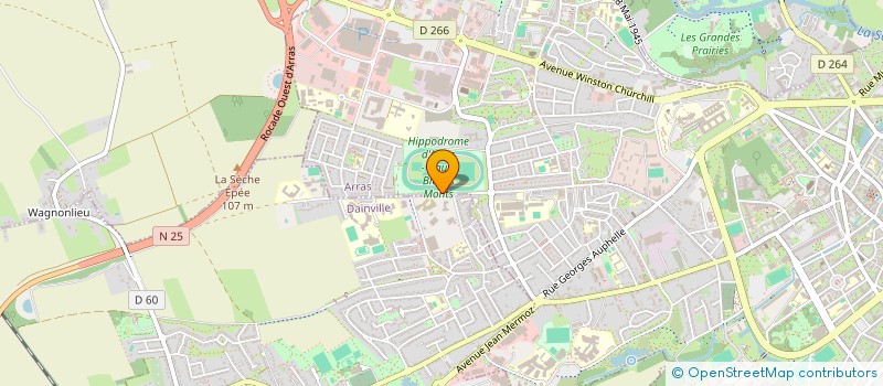 localisation de l'entreprise MONSIEUR JACQUES CROTTE à ARRAS