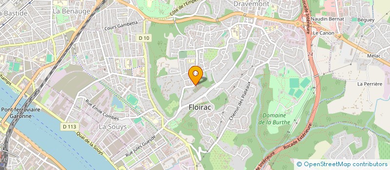 localisation de l'entreprise MONSIEUR JACQUES CUSSET  FLOIRAC