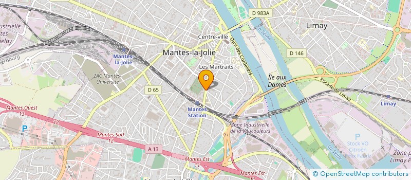 localisation de l'entreprise MONSIEUR JACQUES CUSTODIO  MANTES-LA-JOLIE